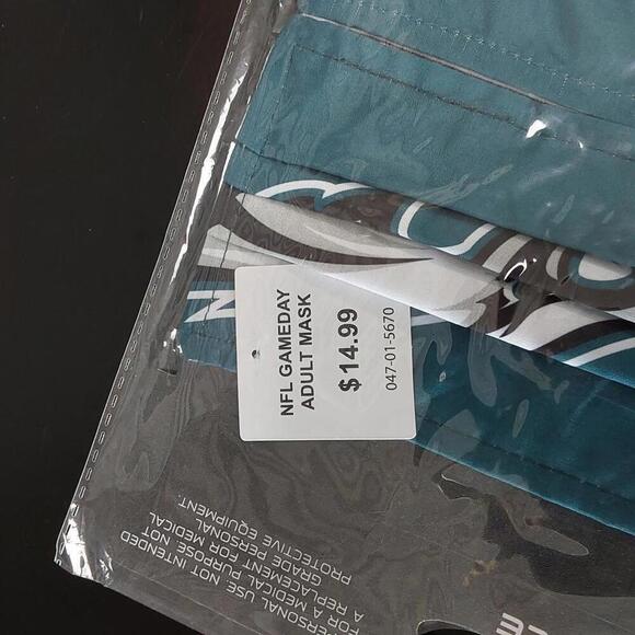 NFL  Philadelphia Eagles Adjustable Face Mask | FOCO | Adult - Picture 7 of 7